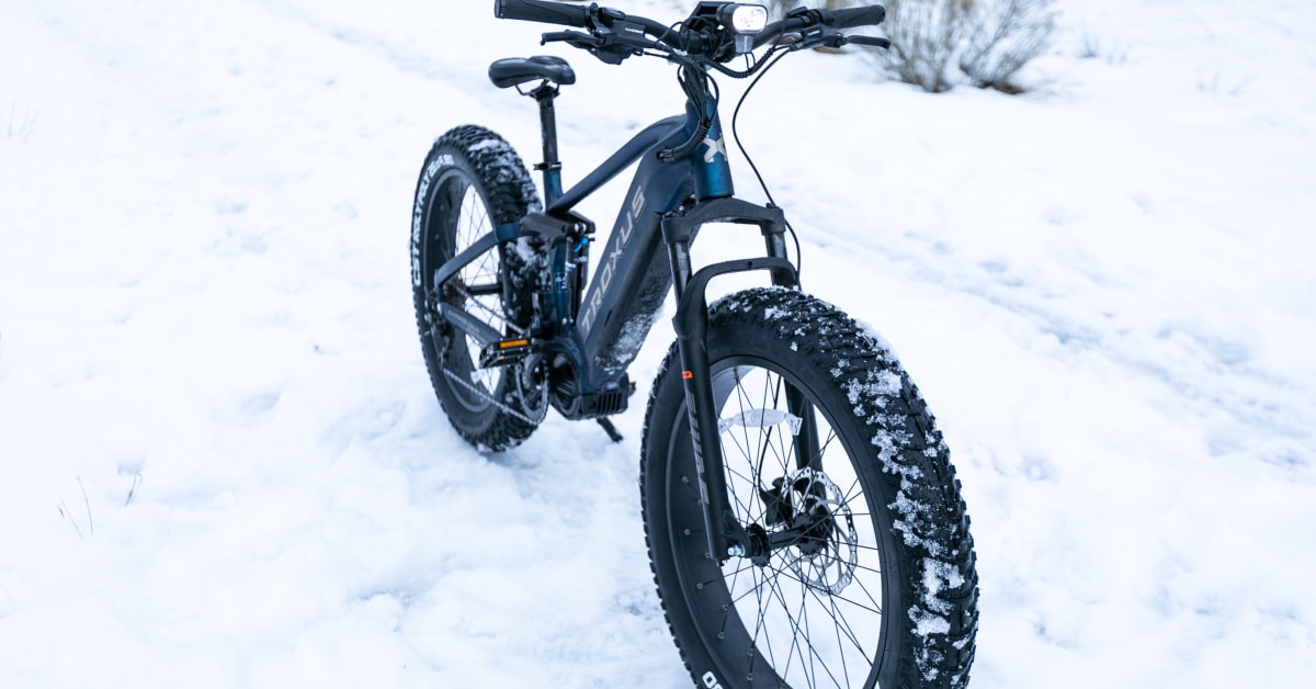 Plus bike best sale in snow
