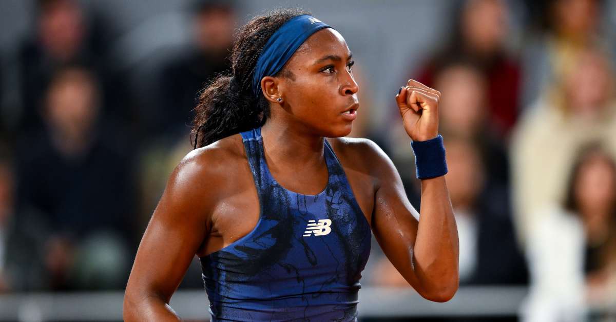 Coco Gauff 인터뷰 장면