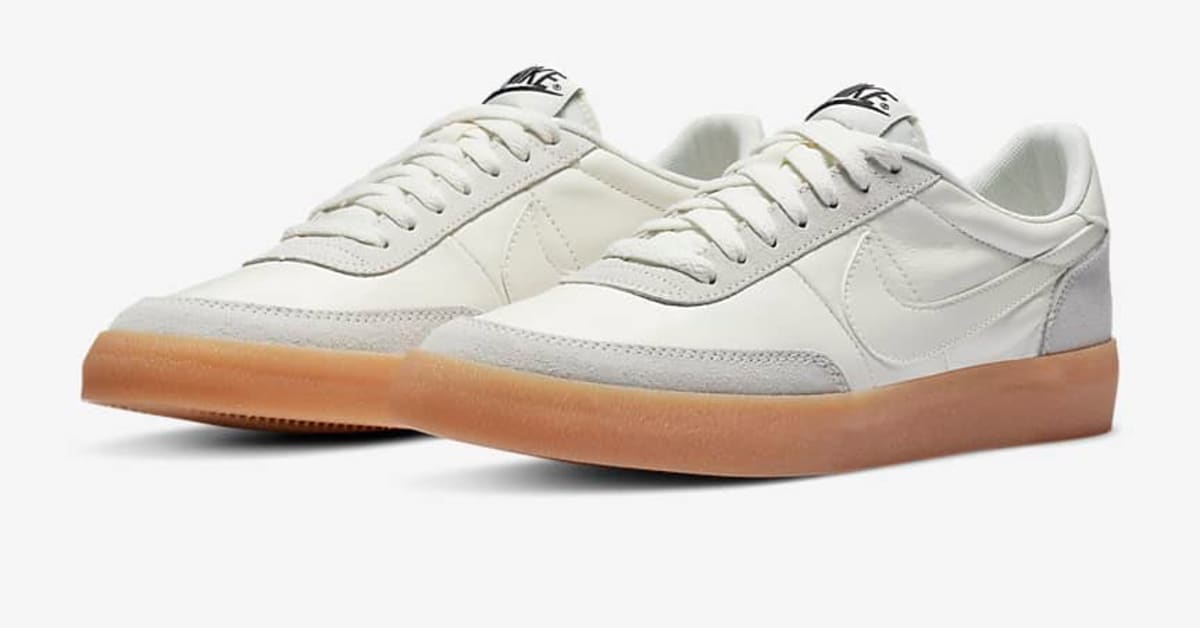 White nike top street shoes