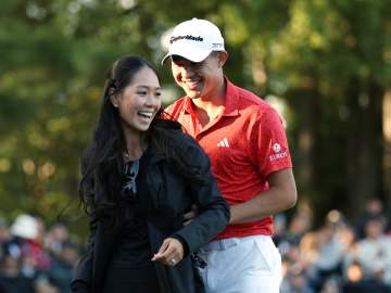 Collin Morikawa Gets Strong Message From Wife Before the… 