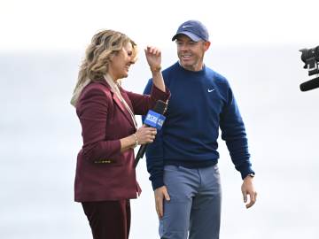 Amanda Balionis, Rory McIlroy Interview Turns Heads at the Zurich… 