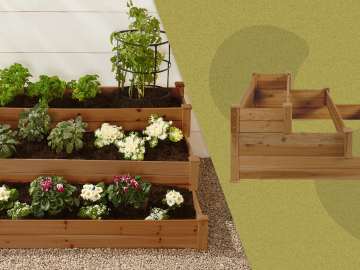 Walmart Is Selling a 3-Tier Wooden Garden Bed for 70% Off That Shoppers Say Is 