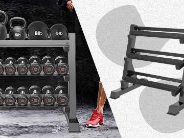 Walmart Is Selling a $179 Weight Rack for Just $82 That Can Hold Dumbbells, Kettlebells, and More… 