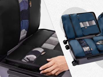 Amazon Is Selling a Popular Packing Cube Set for Over 60% Off, and Shoppers Say It Allows Them to Pack More… 