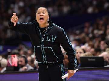 Dawn Staley Takes Side In Caitlin Clark, Angel Reese… 
