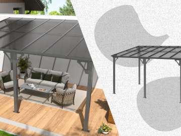 Walmart Is Selling a $710 Aluminum Pergola for $380 Right Now, and Shoppers Say It 