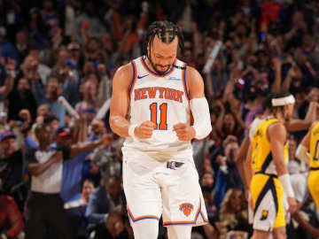 Jalen Brunson Celebrated Knicks Win With 