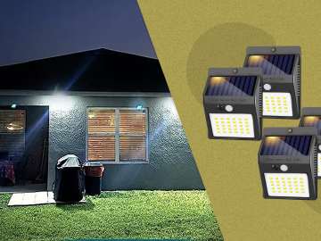 Walmart Is Selling a Set of Solar Outdoor Lights for Nearly 50% Off, and Shoppers Say They