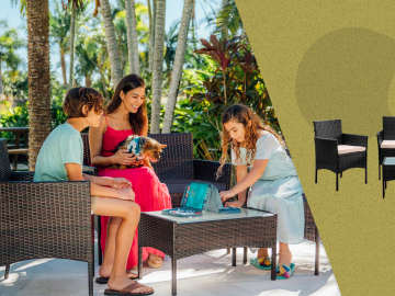 Wayfair Is Selling This $600 4-Piece Wicker Patio Set for Under $175, and It