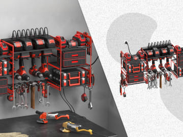 Amazon Has a Wall-Mounted Tool Organizer On Sale for $33, and Shoppers Say It