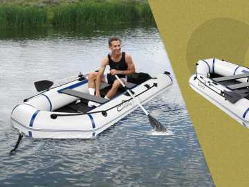 This 10-Foot Inflatable Fishing Boat Is Over 40% Off at Walmart, and Shoppers Say It