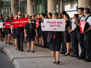 How Much Money Will Air Canada Lose per Day if Flight Attendants… 
