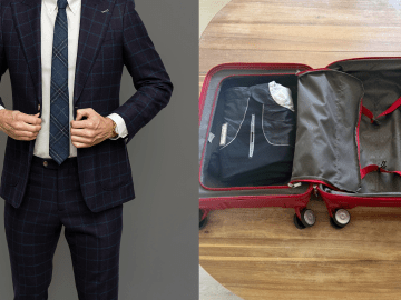 How to Pack a Suit in a Suitcase—and Look Sharper Than Ever on… 