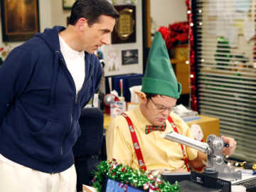 "If you watch that episode, people are breaking in the background. Mindy just walks out."