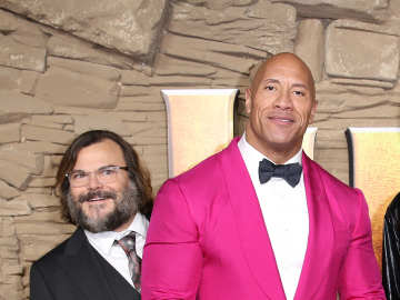 Jack Black Channels Dwayne Johnson With New Year