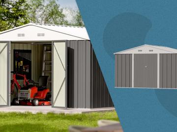 Walmart Is Selling a Huge $729 Metal Storage Shed for Just $341, and Shoppers Say It Can Stand Up to Bad… 