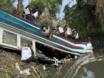 Dozens Dead After Bus Drives Off… 