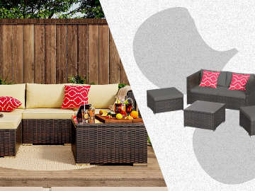 Walmart Is Selling a 5-Piece Sectional Patio Set for Nearly 70% Off, and It