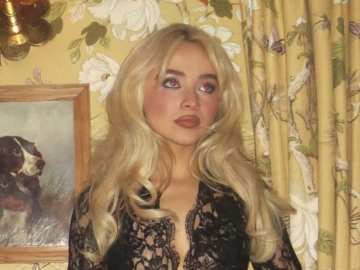 Sabrina Carpenter Turns Heads In Black Lace… 