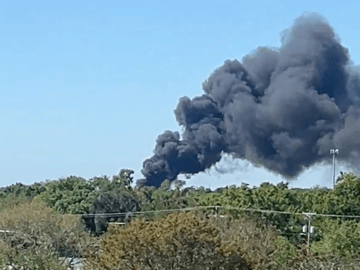 Massive Fire Near Major U.S. Airport On… 
