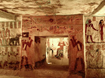 Archaeologists Unearth Rare, Elaborately Decorated Egyptian… 