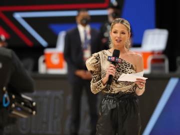 Reporter Allie LaForce Turns Heads With Outfit for NCAA… 