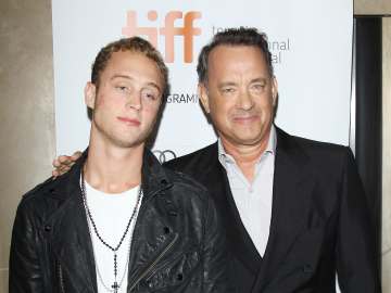Tom Hanks Appears in Son Chet