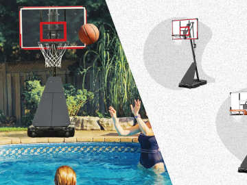 Walmart Is Selling a $400 Adjustable Basketball Hoop for Just $200, and Shoppers Say That Kids 