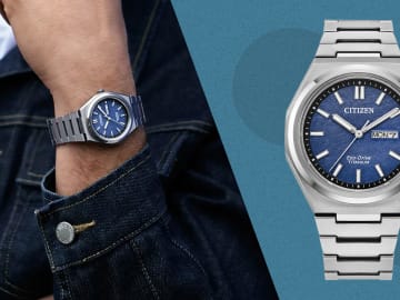 Citizen’s Sleek Yet Rugged Zenshin Three-Hand Watch Is $130… 