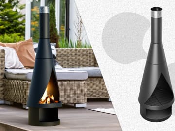 One of Wayfair’s Coolest Outdoor Fireplaces Is Just $180 Right Now, and It