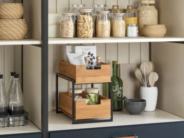 Costco’s Modern ‘Space-Saving’ Tiered Sliding Drawer Organizer Will Tidy Up Your Spices, Extracts and Dry… 