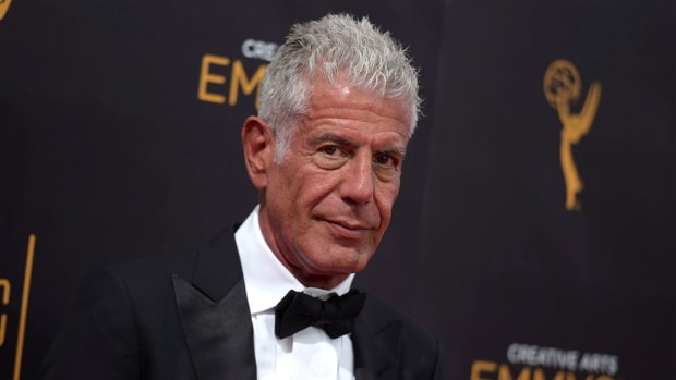 Obit Anthony Bourdain, Los Angeles, USA - 11 Sep 2016 Anthony Bourdain arrives at night two of the Creative Arts Emmy Awards at the Microsoft Theater in Los Angeles. Bourdain has been found dead in his hotel room in France, while working on his CNN series on culinary traditions around the world