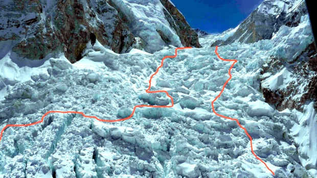Khumbu Icefall Route - 2015