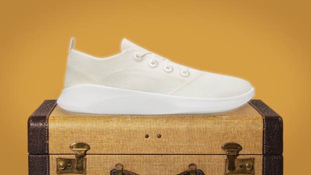 The Allbirds SuperLight Wool Runner in Natural White/Blizzard is on sale right now at REI