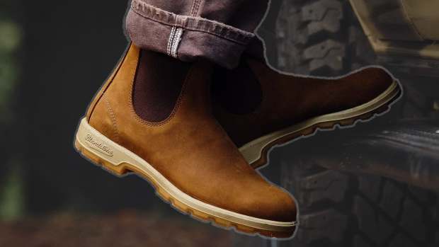 The Huckberry x Blundstone #1320 Chelsea Boots in Brown are on sale right now at Huckberry