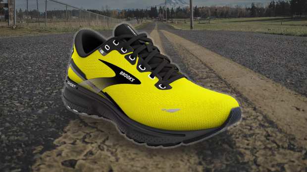The Brooks Ghost 15 Running Shoes in Neon Green/Black are on sale right now at Dick's Sporting Goods