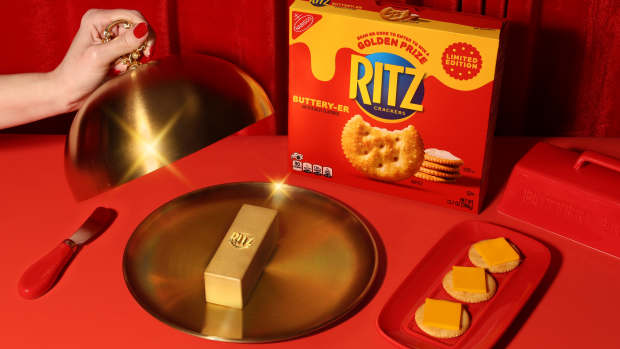 RITZ Buttery-er Crackers and Gold Bar