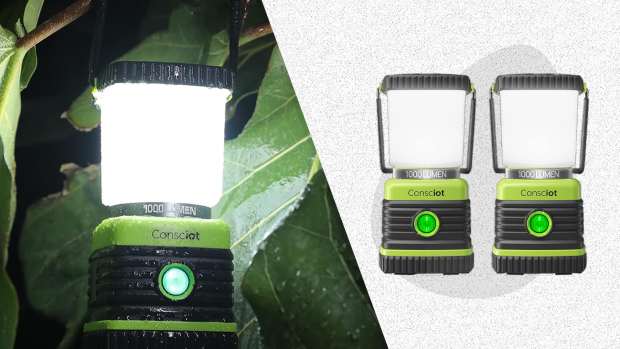 The Consciot LED Camping Lanterns, 2-Pack is on sale right now at Amazon