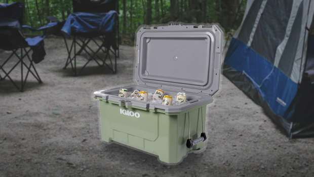 The Igloo IMX 70-Quart Hard Cooler in Oil Green is on sale right now at Amazon