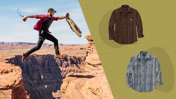 Carhartt Men's Heavyweight Flannel is on sale right now at Dick's Sporting Goods