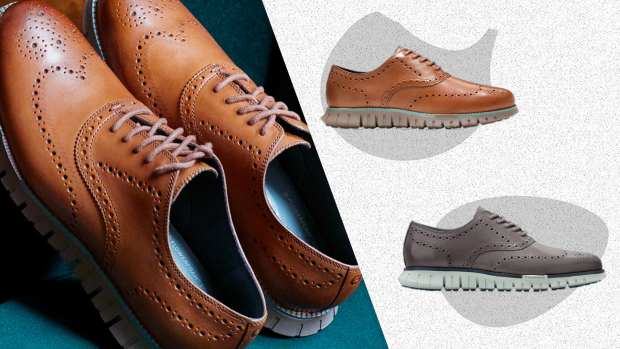 The Cole Haan Zerogrand Remastered Wingtip Oxfords are on sale right now at Cole Haan