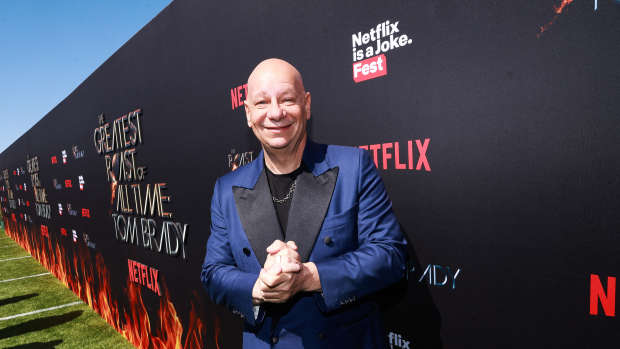 INGLEWOOD, CALIFORNIA - MAY 05: Jeff Ross attends G.R.O.A.T The Greatest Roast Of All Time: Tom Brady for the Netflix is a Joke Festival at The Kia Forum on May 05, 2024 in Inglewood, California.  (Photo by Matt Winkelmeyer/Getty Images for Netflix)
