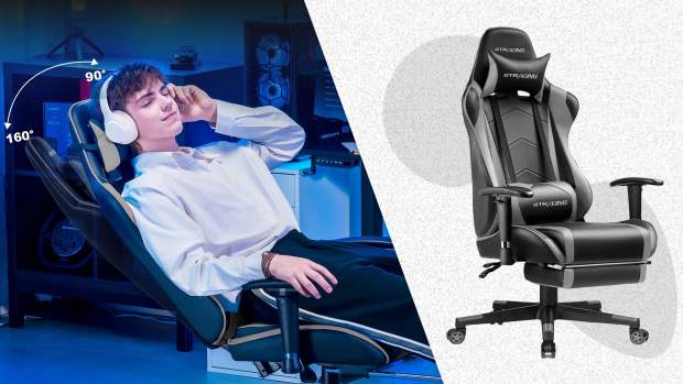 GTRacing Gaming Chair with Footrest