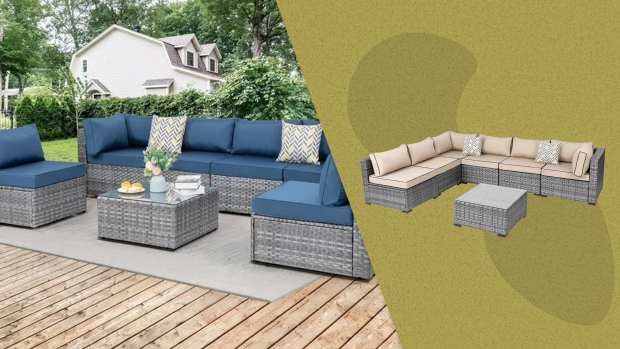 The Walsunny 7-Piece Patio Furniture Set is on sale right now at Walmart