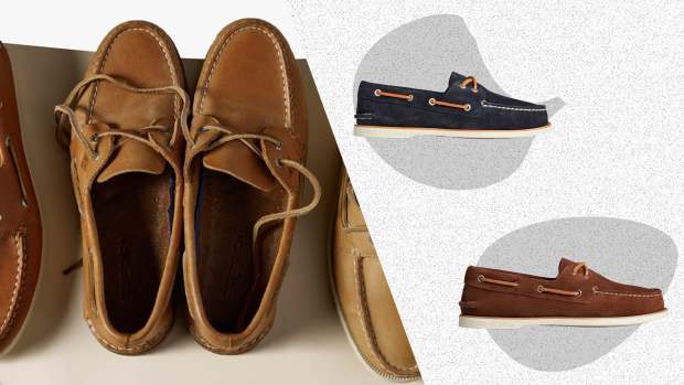 The Sperry Classic Authentic Original Suede Boat Shoe, seen here, is now on sale at Sperry.