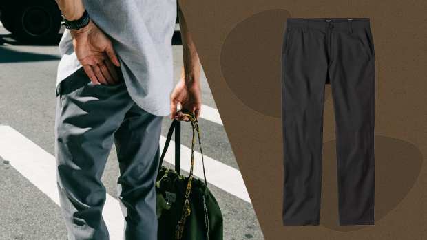 The Proof Nomad Performance Chino, seen here, is now on sale at Huckberry