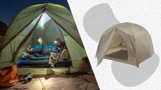 The Big Agnes Spicer Peak 4-Person Tent, seen here, is now on sale at Backcountry.