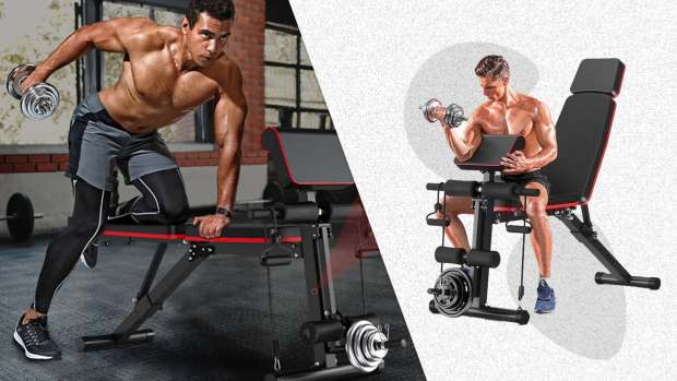 The Gikpal Adjustable Weight Bench is on sale right now at Walmart