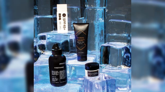 Winter skincare products