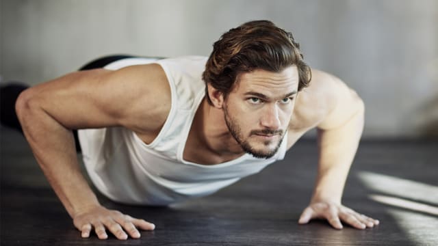 Busy Person Doing Bodyweight Exercises